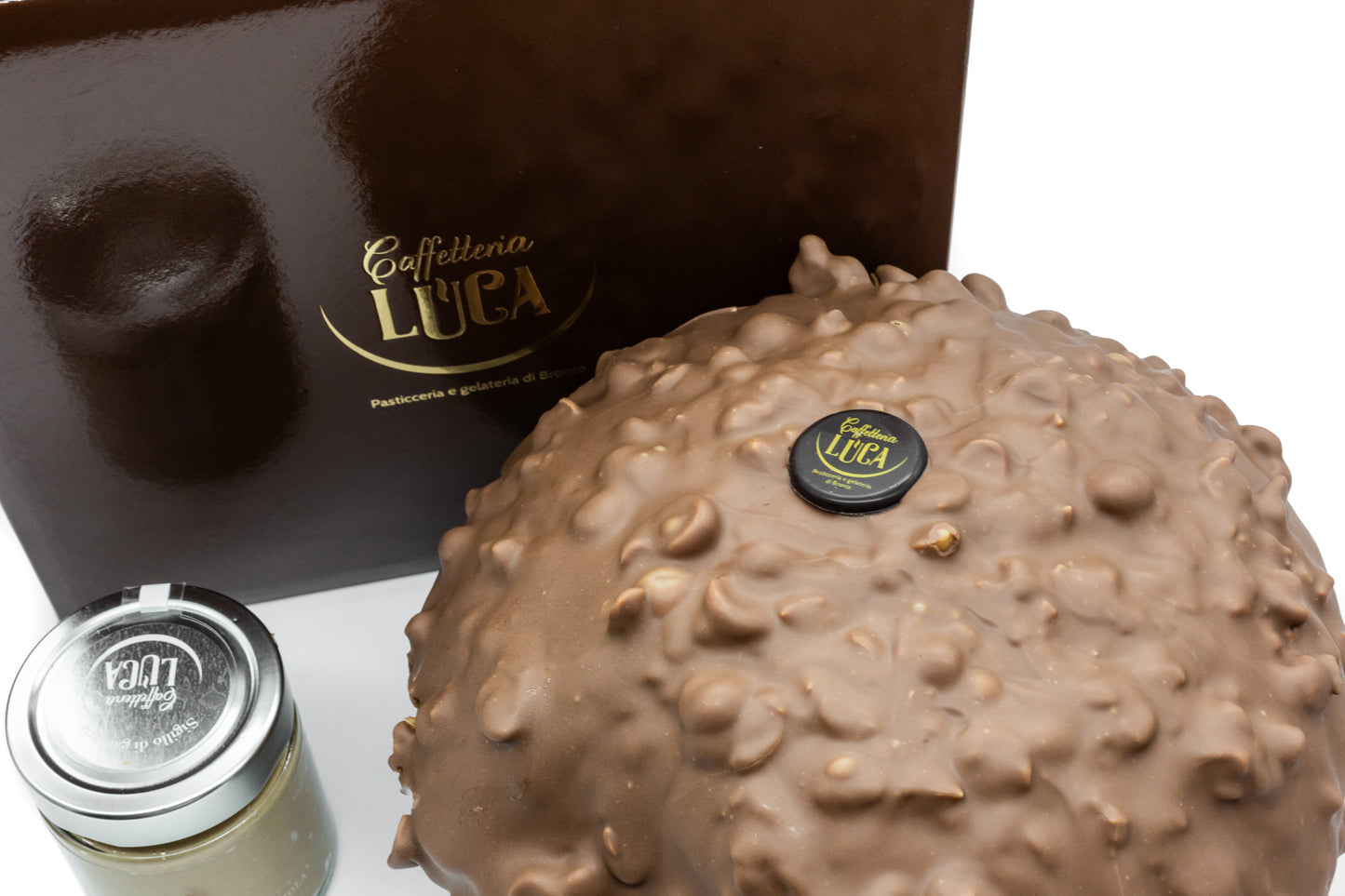 Panettone alla Nocciola con vasetto e spalmino