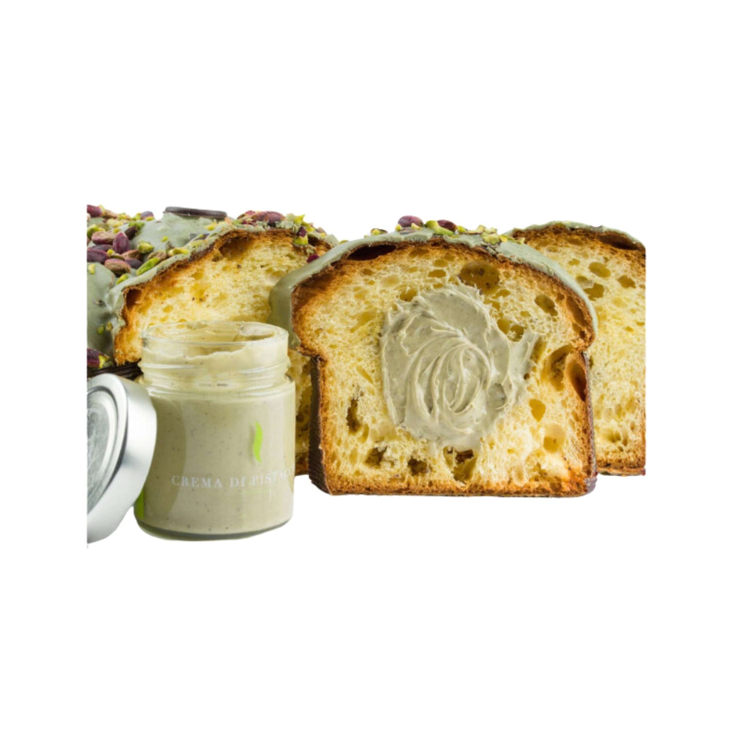 Colomba Pasquale al Pistacchio con Vasetto e Spalmino